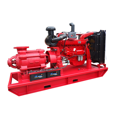 D serious horizontal multistage high head fire fighting pump with diesel engine